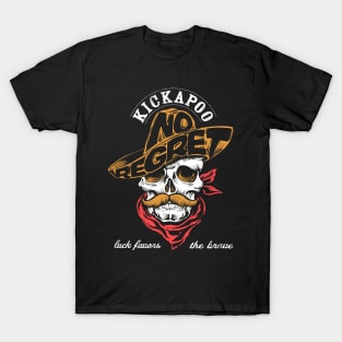 Kickapoo Gambler Casino Skull T-Shirt